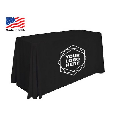 4' 4-Sided Milliken VISA Polyester Display Cloth (Silkscreen Print)