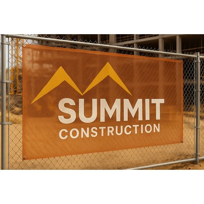 6' x 5' Poly Mesh Banner - Full Color Digital Print