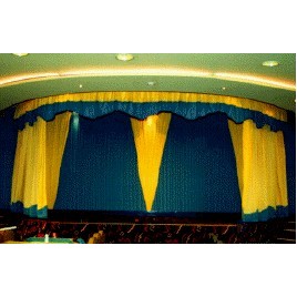 Theatrical/Stage & Riser Fabric Curtains